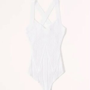 Abercrombie Sweetheart Cross-Back Bodysuit